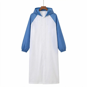 Poncho de pluie pour adulte, imperméable, réutilisable, pliable, avec capuche, pour les voyages en plein air - Product Image 3