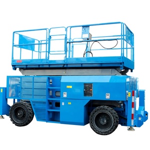 Kubota-plataforma de elevación aérea para hombre, elevador de tijera hidráulica eléctrica, motor diésel de 4 a 18m - Product Image 3