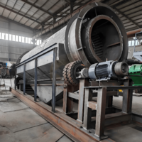 Séparateur vibrant à moteur haute performance HenanMingyuan, tamiseur rotatif à tambour, équipement de lavage et de criblage pour minerai