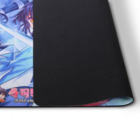 Tapis de jeu XXL personnalisé par sublimation, base en caoutchouc antidérapante, tapis minimaliste portable pour jeux de cartes TCG
