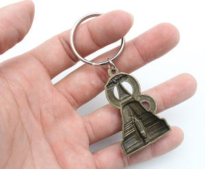 Porte-clés personnalisé bon marché <span class=keywords><strong>en</strong></span> métal antique I Love Thaïlande cadeau souvenir de tourisme - Product Image 6