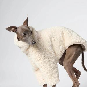 क्यूईईंग पालतू कस्टम नए डिजाइनर लक्जरी अलका गर्म नरम ग्रेहाउंड कपड़े कुत्ते कोट दो पैर इतालवी ग्रेहाउंड गर्म नरम नरम नरम - Product Image 1
