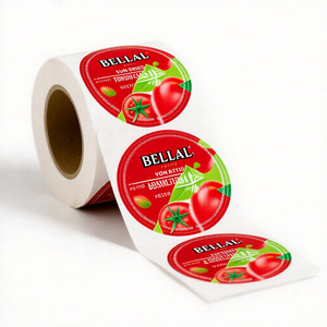 Customized Strong Adhesive Waterproof Vinyl Spice Jam Sauce Honey Jar Can Food Labels Roll <b>Containers</b> Packaging Label Sticker - Product Image 5
