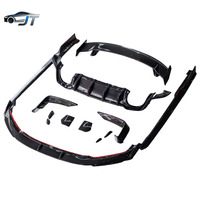 Aileron avant, jupes latérales et diffuseur arrière en fibre de carbone pour Audi TT TTRS TTS – Haute Qualité