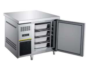 Refrigerador Comercial Spam-233 de Una Puerta, Acero Inoxidable, con Puerta de Vidrio y Pantalla Digital, Equipo de Refrigeración para Cocina - Product Image 4