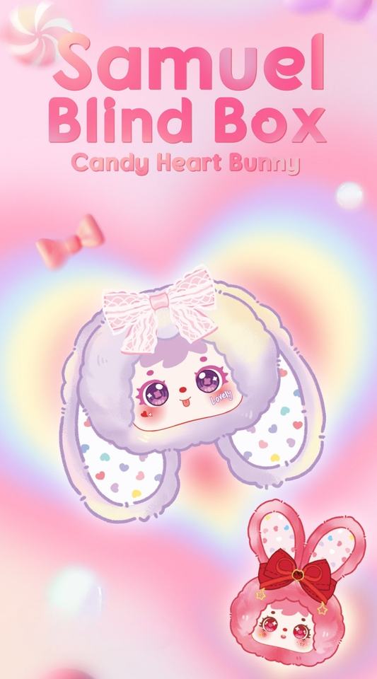 Wholesale Samuel Candy Heart Bunny Plush Blind Box Cute Stuffed Doll ...