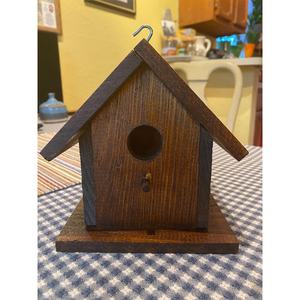 Onafgewerkt Hout Grenen <span class=keywords><strong>Frame</strong></span> Vogelhuisje Voor Het Schilderen Van Vogels Kijken Voor Vinken En Zangvogels - Product Image 6