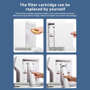 Wosfer Purificateur <span class=keywords><strong>d</strong></span>'<span class=keywords><strong>eau</strong></span> à osmose inverse tout-en-un pour la maison, sans installation, avec chauffage direct et fonction de <span class=keywords><strong>chauffe</strong></span> rapide, modèle de bureau - Product Image 3