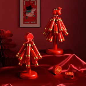 Mantel Individual Creativo con Forma de Petardo Chino <span class=keywords><strong>del</strong></span> Año <span class=keywords><strong>del</strong></span> Caballo, Aislante <span class=keywords><strong>del</strong></span> Calor, Decoración de <span class=keywords><strong>Cocina</strong></span>, Regalo Festivo de Año Nuevo - Product Image 2