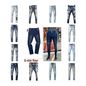 2024 Người Đàn Ông Mới Của Quần Jean 2021 Giản Dị Mặc Chất Lượng Tốt Nhất Jeans Thiết Kế Thời Trang Rắn Skinny Ripped Denim Jeans