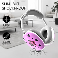 Housse de casque en TPU brillante à impression complète au design personnalisé pour Airpods Max