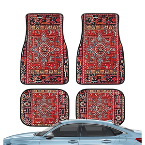 พรมปูพื้นรถยนต์4ชิ้นสไตล์วินเทจสไตล์เปอร์เซียพรมปูพื้นรถยนต์แบบสากล - Product Image 3