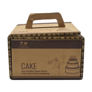 กล่องใส่อาหารแช่แข็งแบบย่อยสลายได้กล่องกระดาษเก็บความเย็น - Product Image 2