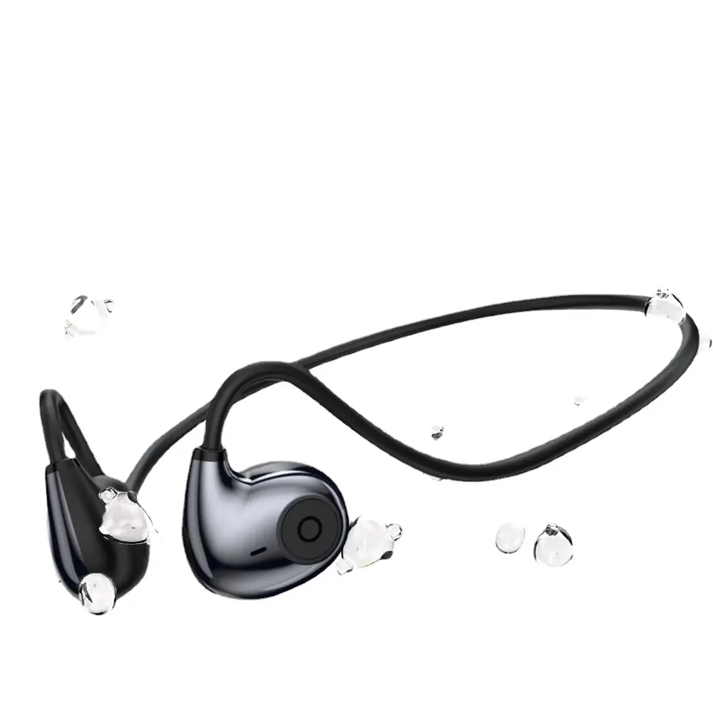 Vendita calda fascia IPX-7 collo orecchio aperto Air Conduction fascia collo senza fili BT5.2 Bt Bluetooth auricolari