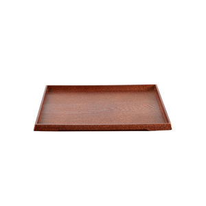Japanese Style Rectangular <b>Tray</b> Wood Grain Finish Hotel <b>Tea</b> Restaurant Serving <b>Trays</b> Commercial Use - Product Image 4