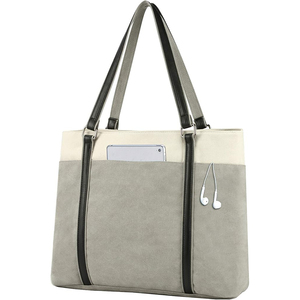 Sac fourre-tout gratuit pour femmes avec poches, sac à bandoulière pour ordinateur portable, sacs à main pour tous les jours, sacs à main pour le travail, la plage, la salle de sport - Product Image 4