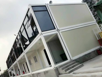 Kits de maisons conteneurs en acier respirants de luxe moderne pour usage commercial, villas préfabriquées à 2 étages en provenance de Chine