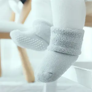 Newborn Baby Socks Cotton And Terry Anti Slip Socks For Baby Warm Thick Winter Baby Socks