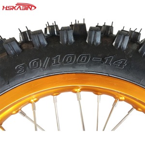 ปลอกยางหน้าและหลังซุปเปอร์มอเตอร์ไซต์ใหม่พร้อมเกียร์และเฟือง - Product Image 6