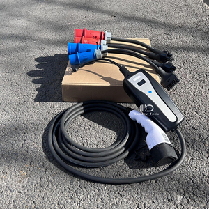 Nivel 2 7kw 11kw 22kw 16A 32A <span class=keywords><strong>Tipo</strong></span> 2 Estación de carga de coche portátil AC EV <span class=keywords><strong>Tipo</strong></span> 2 con enchufes opcionales para Hyundai Tesla EV - Product Image 5