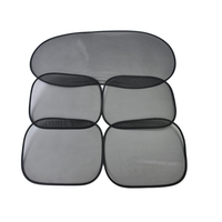 Ensemble de pare-soleil de voiture imprimé sur mesure, protection UV, isolation thermique, maille respirante pour les fenêtres latérales et arrière