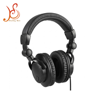 Casque de studio DJ professionnel filaire supra-auriculaire, pliable et pivotant