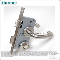 Ensemble de serrures de porte fabriqué en Chine, usine OEM, ensemble de serrures à mortaise Euro pour porte commerciale 4085