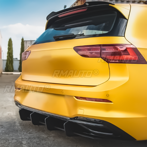 ดิฟฟิวเซอร์กันชนหลัง ABS พร้อมสปอยเลอร์ข้างสำหรับ Volkswagen VW Golf 8 MK8 Pro 2021+ ชุดแต่งกันชน อุปกรณ์ตกแต่งรถยนต์ - Product Image 5