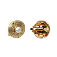 Haute Qualité Designer Unisexe Boucles D'oreilles À La Mode Nid D'oiseau Perle Goujons Plaqué Or Géométrique En Laiton Bijoux pour Cadeau De Mariage