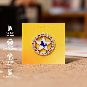 Üretici Fabrika Toptan Özel Emaye Rozetleri Sergi Afişi Alfabe Emaye Rozetleri Logolu Metal Sert Emaye Rozetleri - Product Image 1