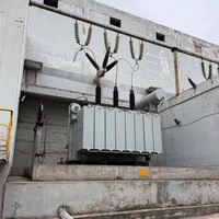 Transformateur de distribution triphasé immergé dans l'huile 35 kV 10 kV, monté sur socle, transformateur de puissance élévateur