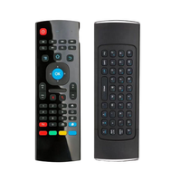 Pembuatan OEM Kustom Ihomemix MX3 Air Mouse Remote Control Multifungsi untuk TV Box Kontrol Suara Keyboard MX3 Fly Air Mouse
