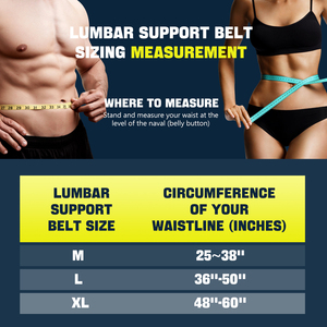 Geri Brace bel desteği destek kemeri alt sırt ağrısı rahatlama, ağırlık kaldırma, ev temizleyici, erkekler ve kadınlar için sıkıştırma kemeri - Product Image 6