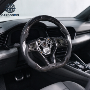 Volante de Cuero y Fibra de Carbono Forjado y Calefactado Personalizado para Nissan Xtrail, X Trail, Sylphy, Sentra, Altima 2022, 2023, 2024 - Product Image 4