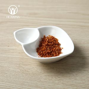 Piatto di condimento piatto di salsa di soia bianca pura in ceramica piatto di salsa di soia e aceto per uso domestico giapponese creativo pentola calda giapponese e <span class=keywords><strong>Kor</strong></span> - Product Image 3