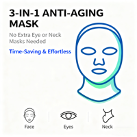 Masker Wajah dan Leher Bio Collagen Deep Collagen untuk Wanita, Masker Wajah dengan Efek Mengencangkan & Memperkuat