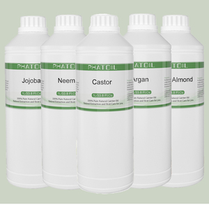 Aceite portador de 1L, a granel, orgánico, 100% puro, aguacate, almendra, Jojoba, Castor de uva, aceite de argán para el cabello de la piel facial, venta al por mayor - Product Image 1