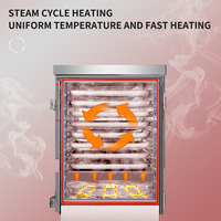 YITIAN Armoire de cuisson vapeur professionnelle pour riz, en acier inoxydable, à gaz, pour restaurant et buffet