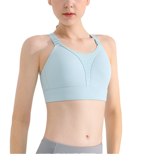 Sujetador deportivo de yoga de alta sujeción para mujer, transpirable, con doble tirante, de secado rápido y tallas grandes - Product Image 1