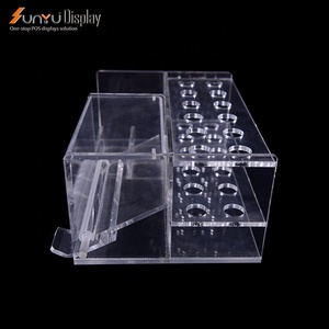 Bán buôn tùy chỉnh Acrylic lời mời đám cưới Rack hiển thị với hộp thanh lịch Acrylic có nhu cầu tốt hộp thẻ - Product Image 5