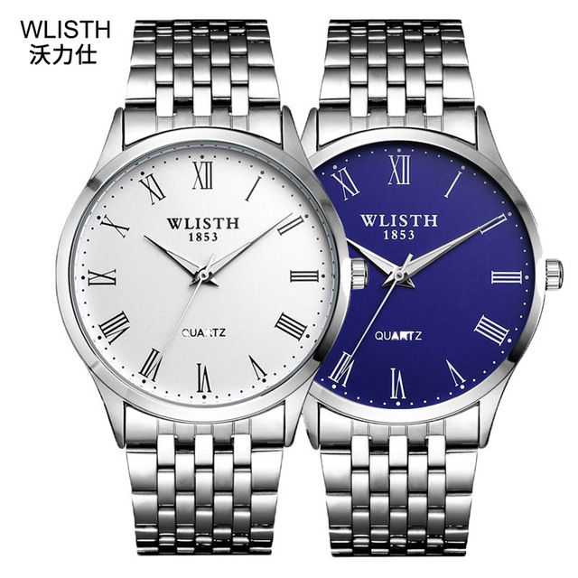 Waterproof Business Quartz Watch for Men Luxury Stainless Steel Watches Men's Luminous Clock Factory Wholesale Wrist Watch Man