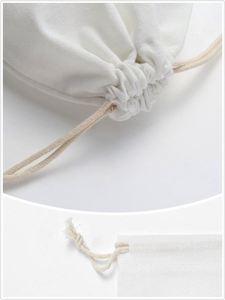 Custom Handmade Jewelry Bracelet <b>Storage</b> Party <b>Gift</b> <b>Wrap</b> Muslin Cotton Reusable Cloth Mini Drawstring Bag - Product Image 2