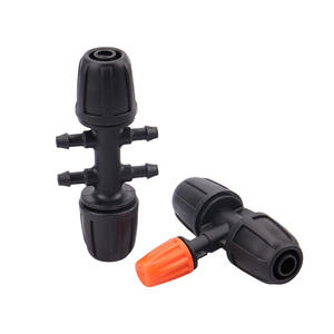 ข้อต่อระบบน้ำหยดแบบปรับขนาดได้ 8/11 มม. พร้อมตัว<span class=keywords><strong>ล็อค</strong></span>และข้อต่อสามทางแบบไมโครสเปรย์ สำหรับระบบน้ำหยดและอุปกรณ์จ่ายน้ำหยด - Product Image 6