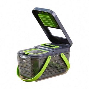 Kitchen 25 in 1 Amz Manual Fruit Cocina Onion <b>Cutter</b> <b>Vegetable</b> Chopper Slicer <b>Vegetable</b> <b>Cutter</b> Gadgets Cuisine Chopper Grater - Product Image 1