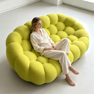 Juego de Sofás de Terciopelo Premium, Sofá Integrado para Sala de Estar, <span class=keywords><strong>Muebles</strong></span> Italianos <span class=keywords><strong>Roche</strong></span> <span class=keywords><strong>Bobois</strong></span> Bubble Hechos a Medida - Product Image 6
