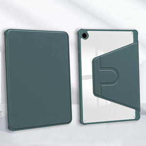 Étui <span class=keywords><strong>de</strong></span> protection pour tablette rotatif à 360 degrés en cuir PU fin et acrylique, avec fonction <span class=keywords><strong>de</strong></span> réveil/veille automatique et support pour stylet, compatible avec <span class=keywords><strong>iPad</strong></span>/SAMSUNG/Redmi/Infinix - Product Image 2