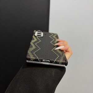 Luxury Carbon Fiber Texture Magnetic <b>Phone</b> Case for Samsung Fold 8 7 Wireless Charging Shockproof Protective Back Cover - Product Image 5