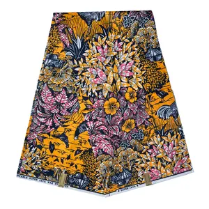 Best Selling African Wholesale Java Polyester Fabric Wax Print Fabric African Ankara Fabric