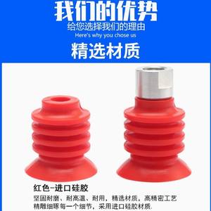 Accesorios para Brazo Robótico, Boquilla de Succión de Silicona para Apertura de Bolsas, Soporte de Hardware BL40, Componentes Neumáticos - Product Image 5