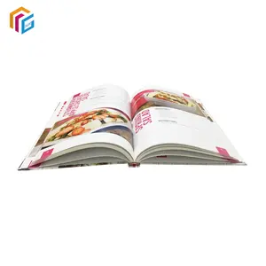 Fábrica direta fornecida cobertura dura de costura encadernação design personalizado cor completa papel de revista impressão do livro